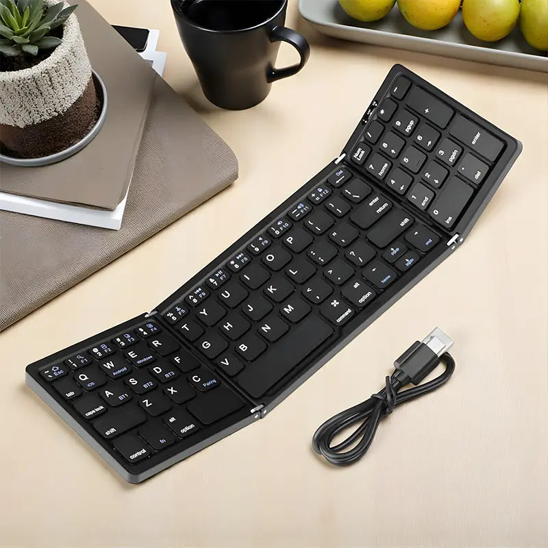 Teclado Inalámbrico Plegable: Trabaja con comodidad donde estés 🚀
