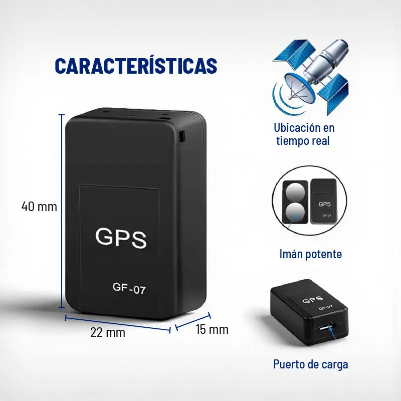 MINI GPS Magnético | Control total en la palma de tu mano📌