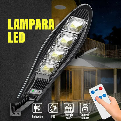 🏠 LÁMPARA LED CON PANEL SOLAR – Iluminá tus noches sin pagar más