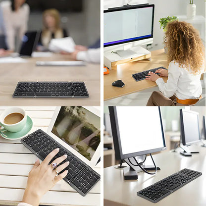 Teclado Inalámbrico Plegable: Trabaja con comodidad donde estés 🚀