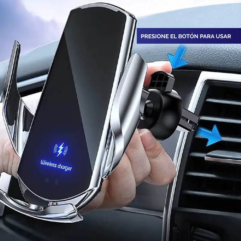 Soporte Cargador Inteligente – Cargá sin cables y manejá con libertad ⚡