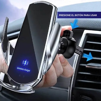 Soporte Cargador Inteligente – Cargá sin cables y manejá con libertad ⚡