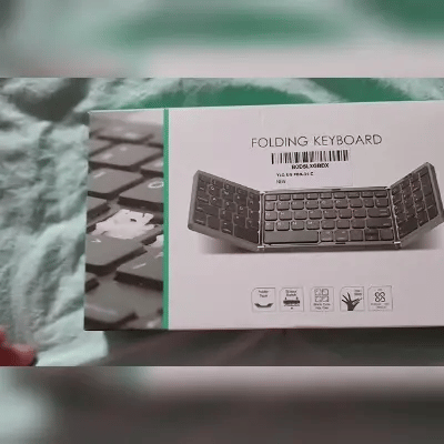 Teclado Inalámbrico Plegable: Trabaja con comodidad donde estés 🚀