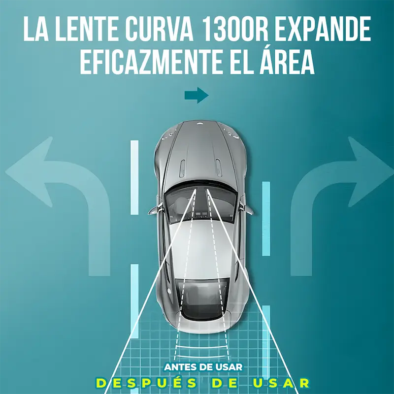 Espejo Retrovisor Panorámico - Conduce sin miedo, maneja con visión total 👁️🚘