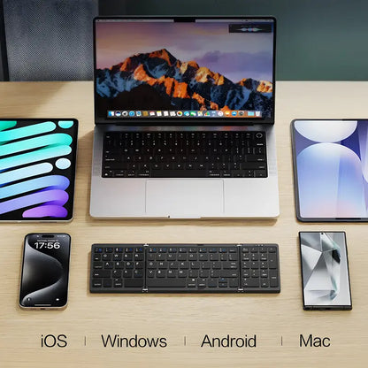 Teclado Inalámbrico Plegable: Trabaja con comodidad donde estés 🚀