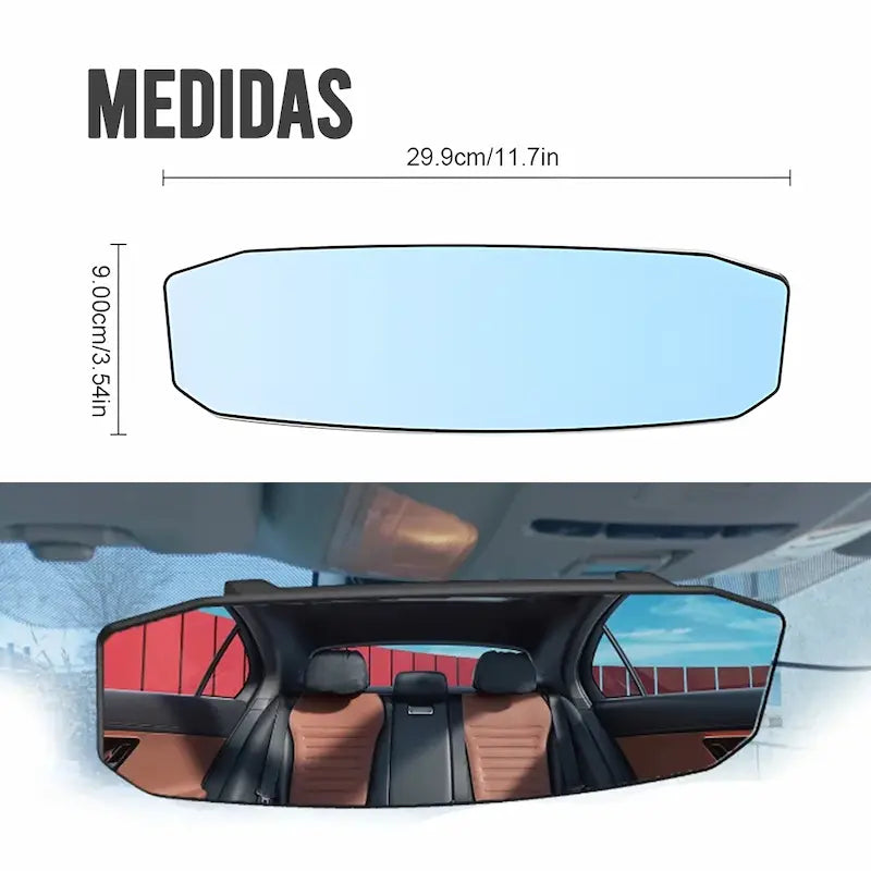Espejo Retrovisor Panorámico - Conduce sin miedo, maneja con visión total 👁️🚘