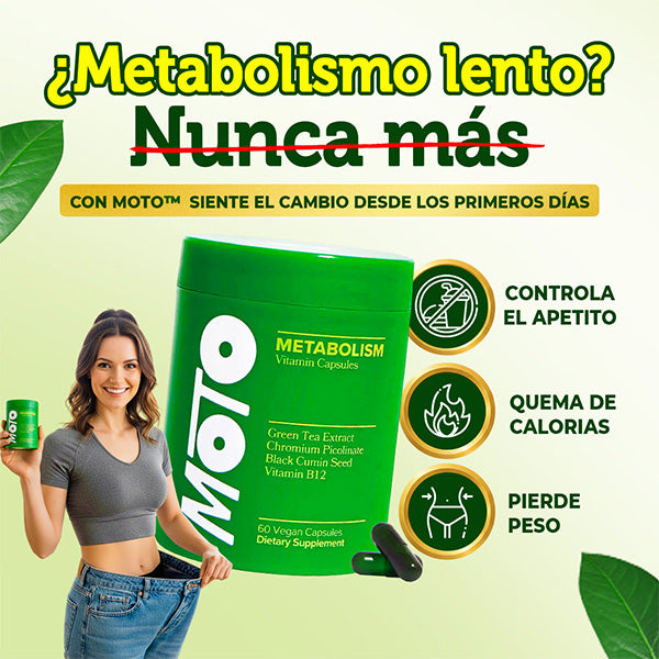 MOTO Metabolism | Acelera tu metabolismo de forma natural